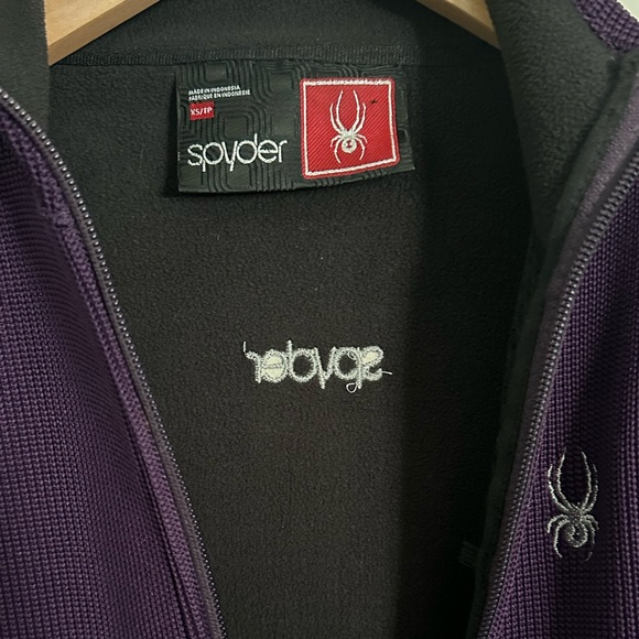 Spyder Purple Endure Full-zip Core Sweater Jacket - Picture 5 of 6